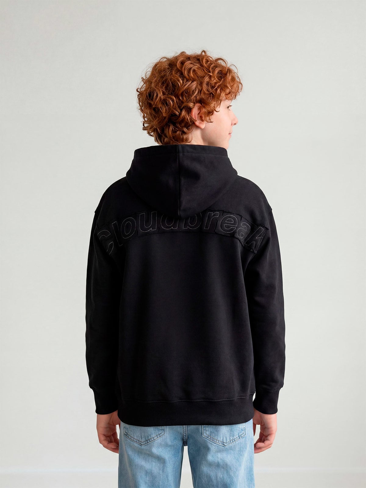 POLERA CON CAPUCHA BOXY NIÑO CLOUDBREAK - 2
