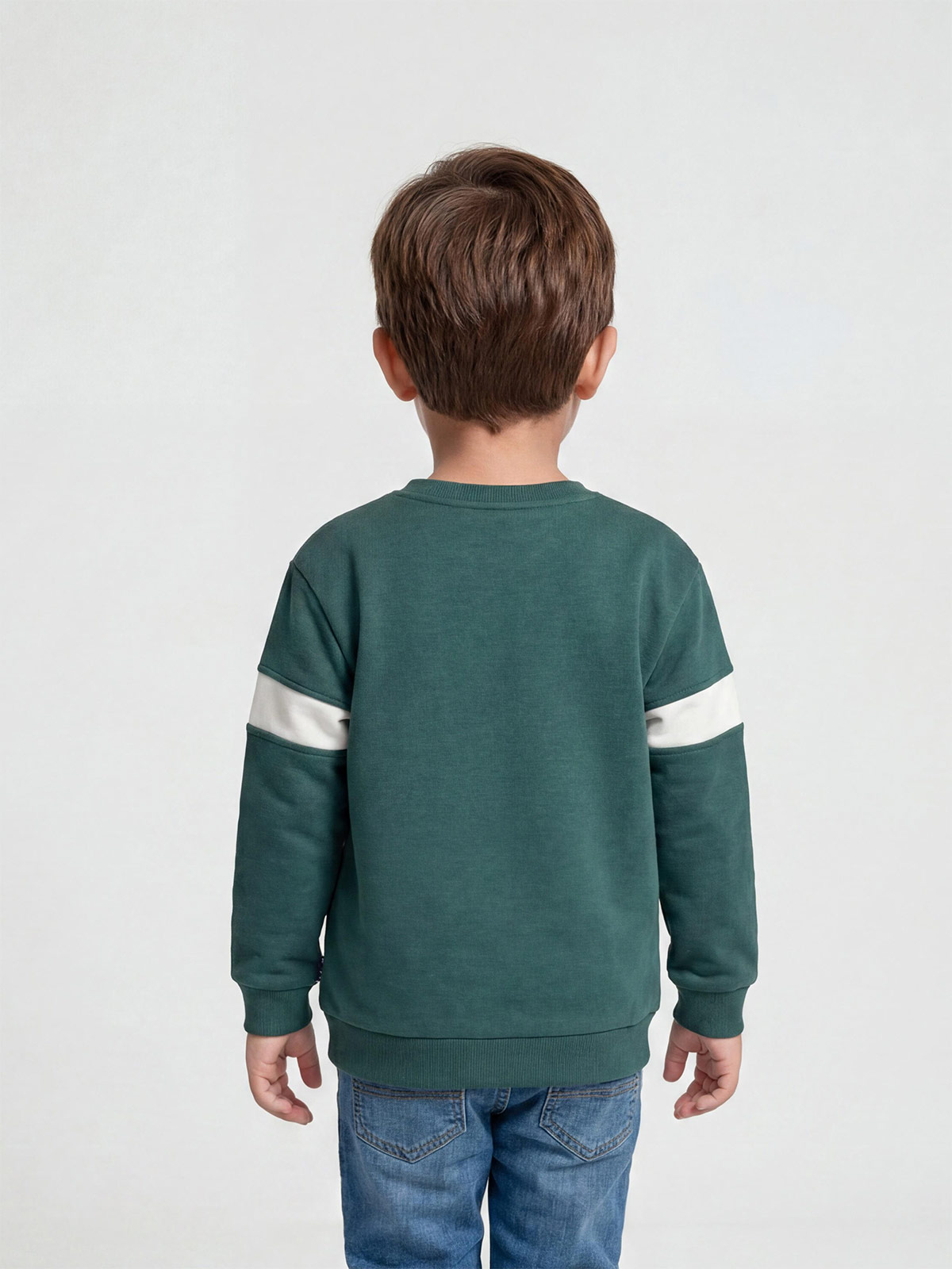 POLERA CON CANGURO CORTE NIÑO HARVEST - 2