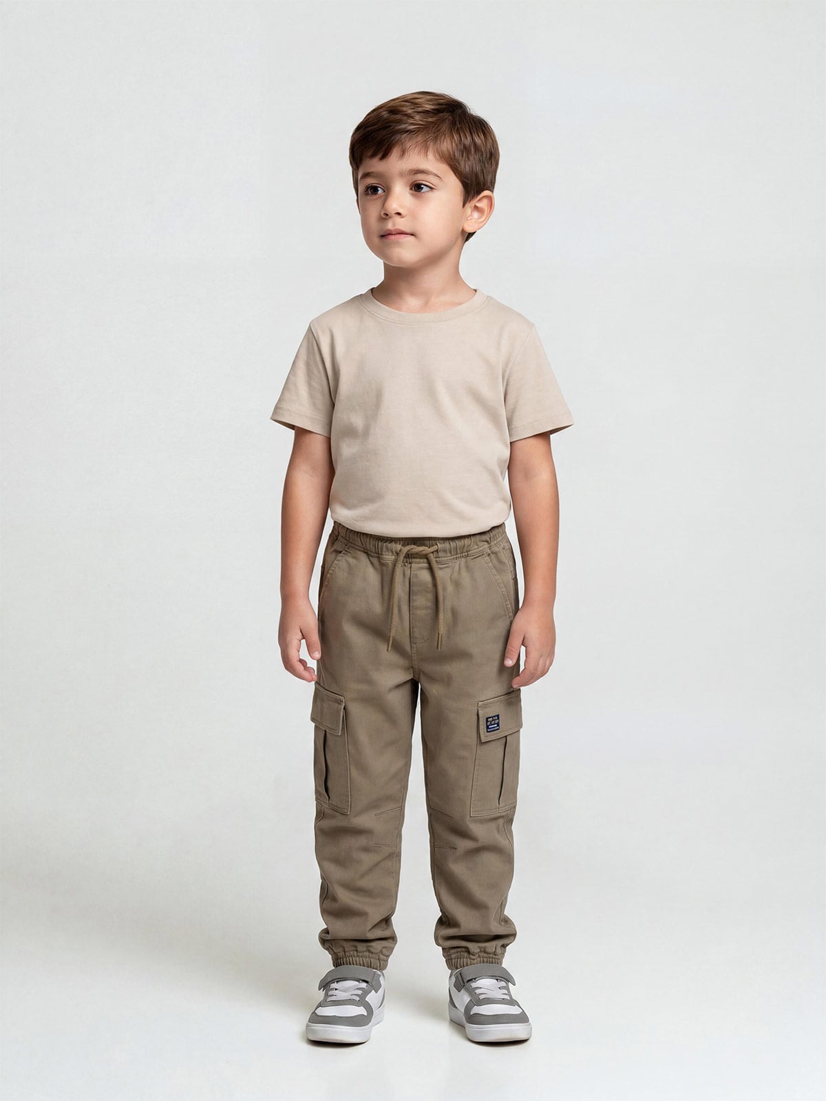 PANTALÓN ALGODÓN CARGO NIÑO HARVEST - 1