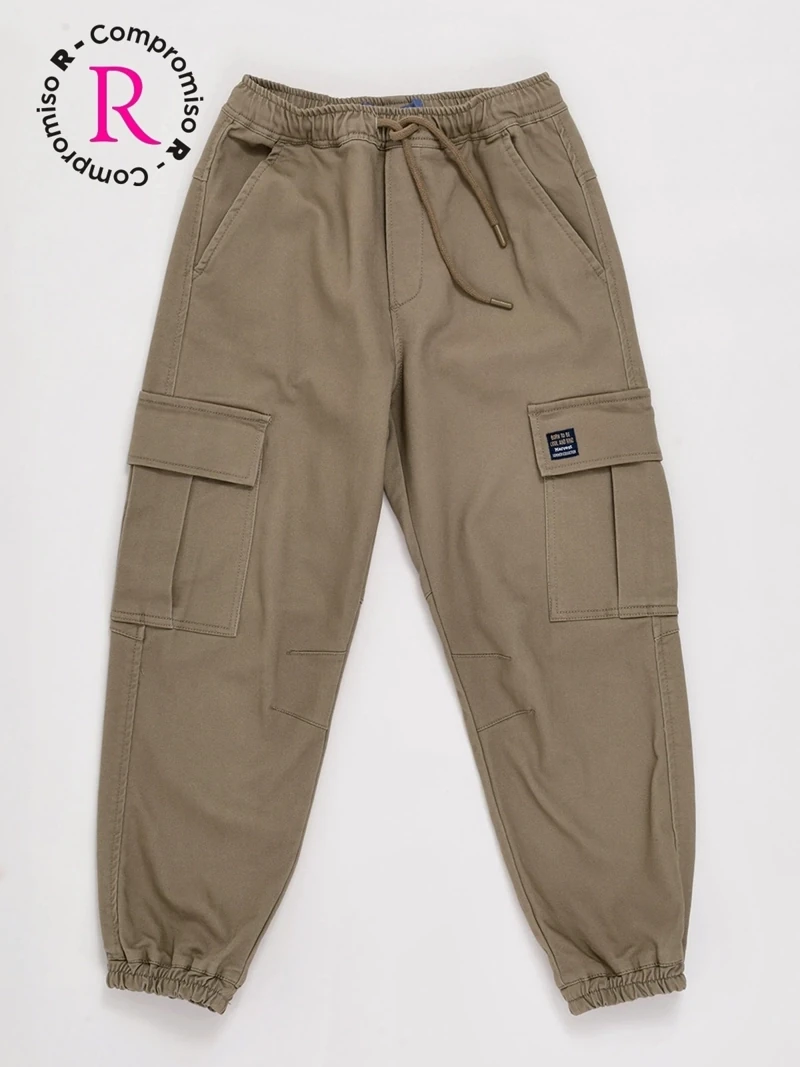 PANTALÓN ALGODÓN CARGO NIÑO HARVEST - 3