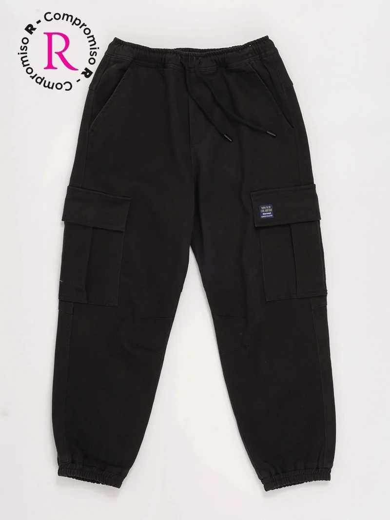 PANTALÓN ALGODÓN CARGO NIÑO HARVEST - 3
