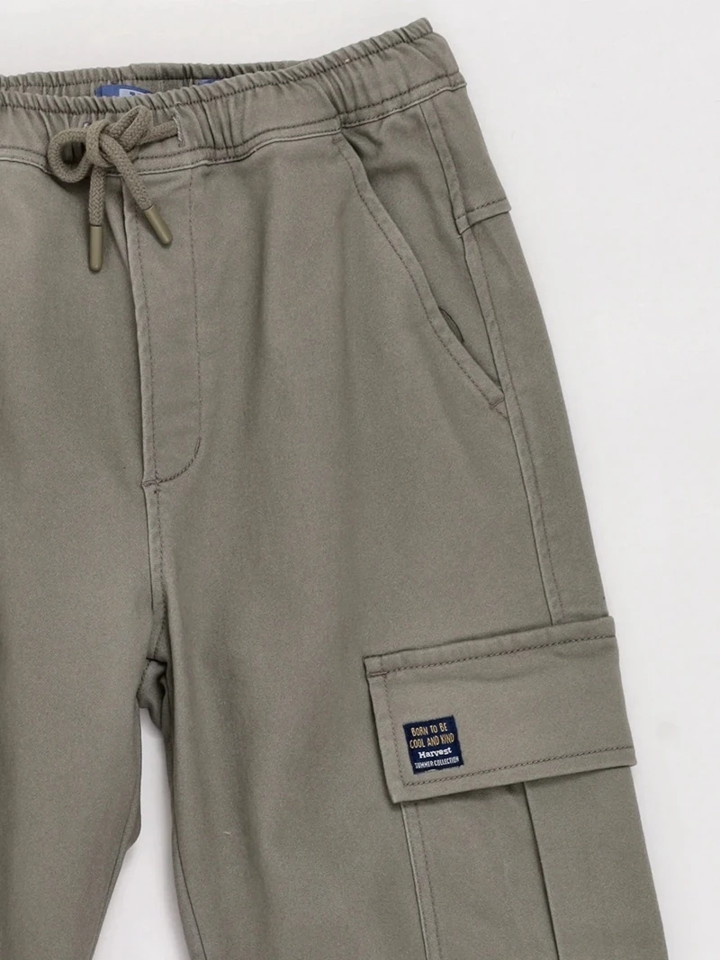 PANTALÓN ALGODÓN CARGO NIÑO HARVEST - 5