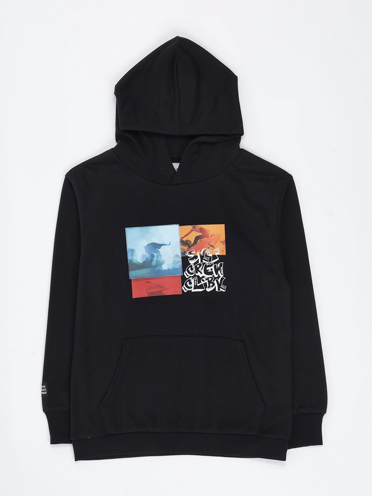 POLERA CON CAPUCHA Y CANGURO INTER NIÑO CLOUDBREAK - 1