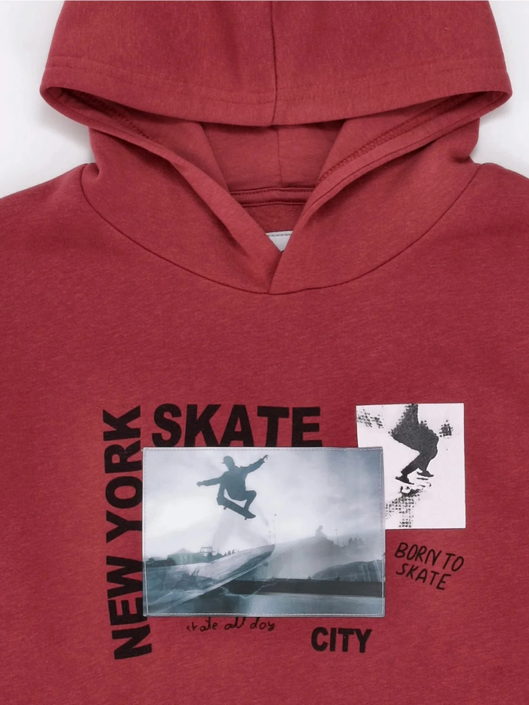POLERA CON CAPUCHA Y CANGURO INTER NIÑO CLOUDBREAK - 5