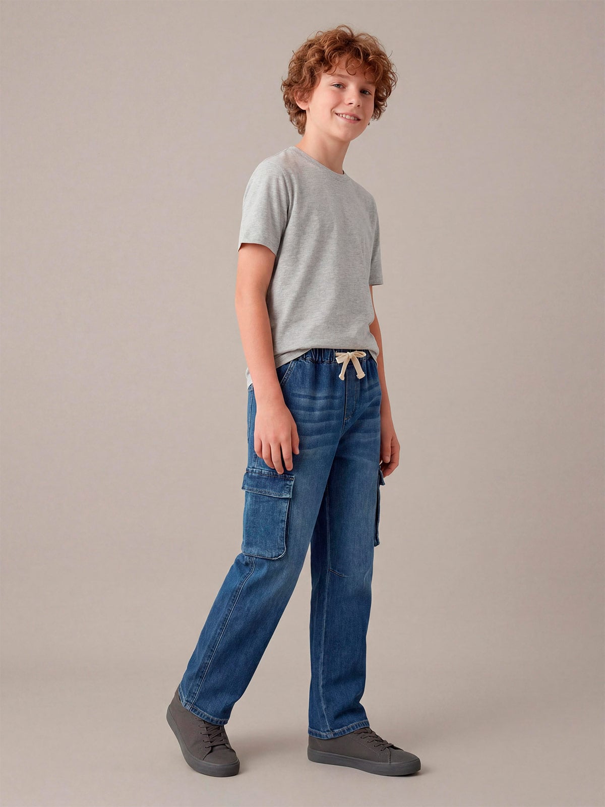 JEANS ALGODÓN CARGO NIÑO CLOUDBREAK - 1