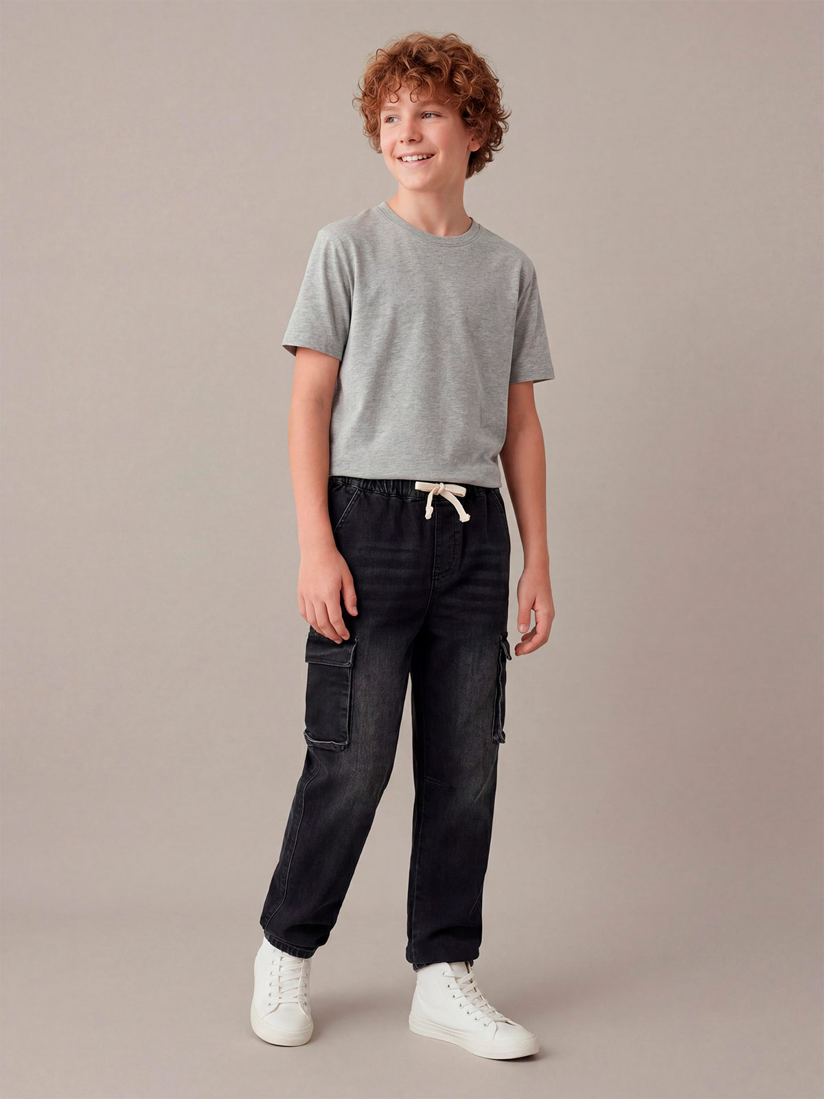 JEANS ALGODÓN CARGO NIÑO CLOUDBREAK - 1