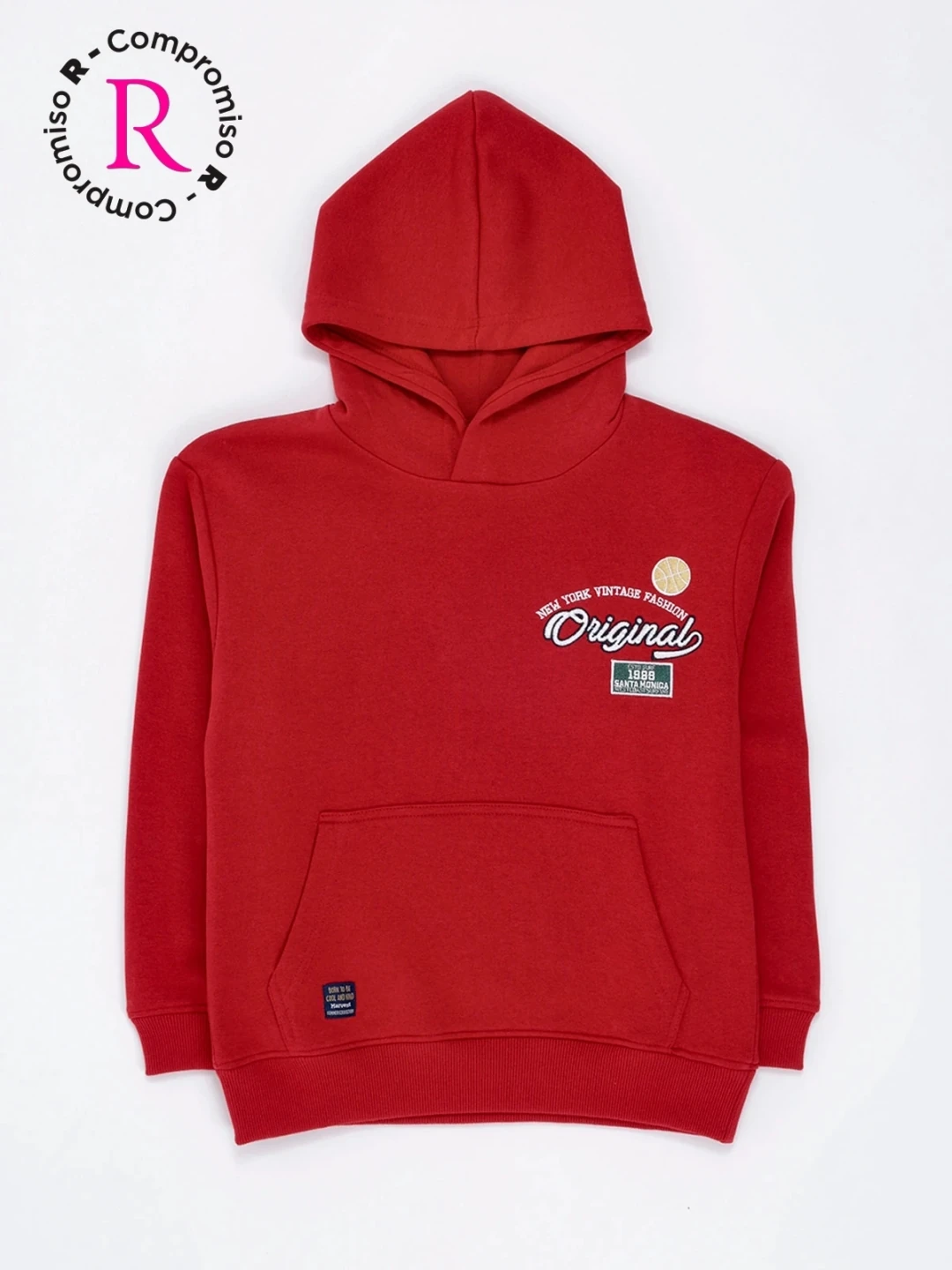 POLERA CON CAPUCHA Y CANGURO DIVISION NIÑO HARVEST - 3