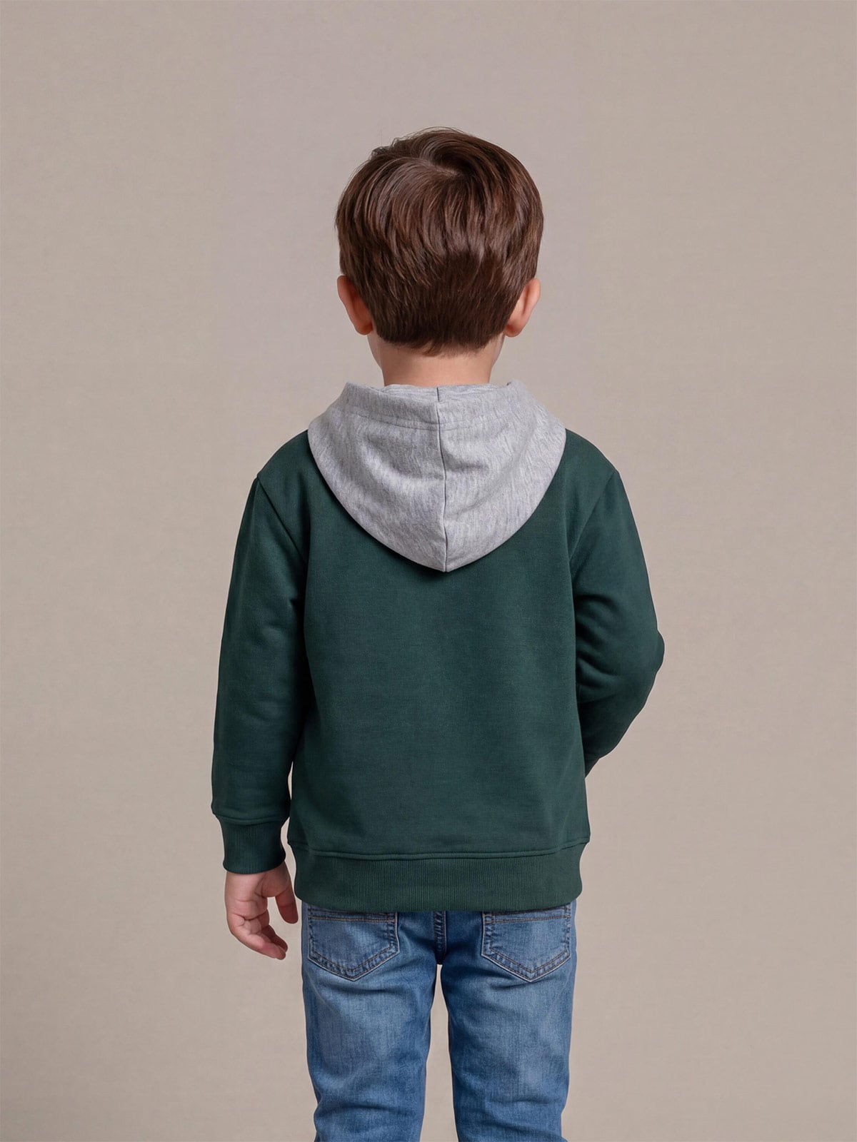 POLERA CON CAPUCHA TRA NIÑO HARVEST - 2