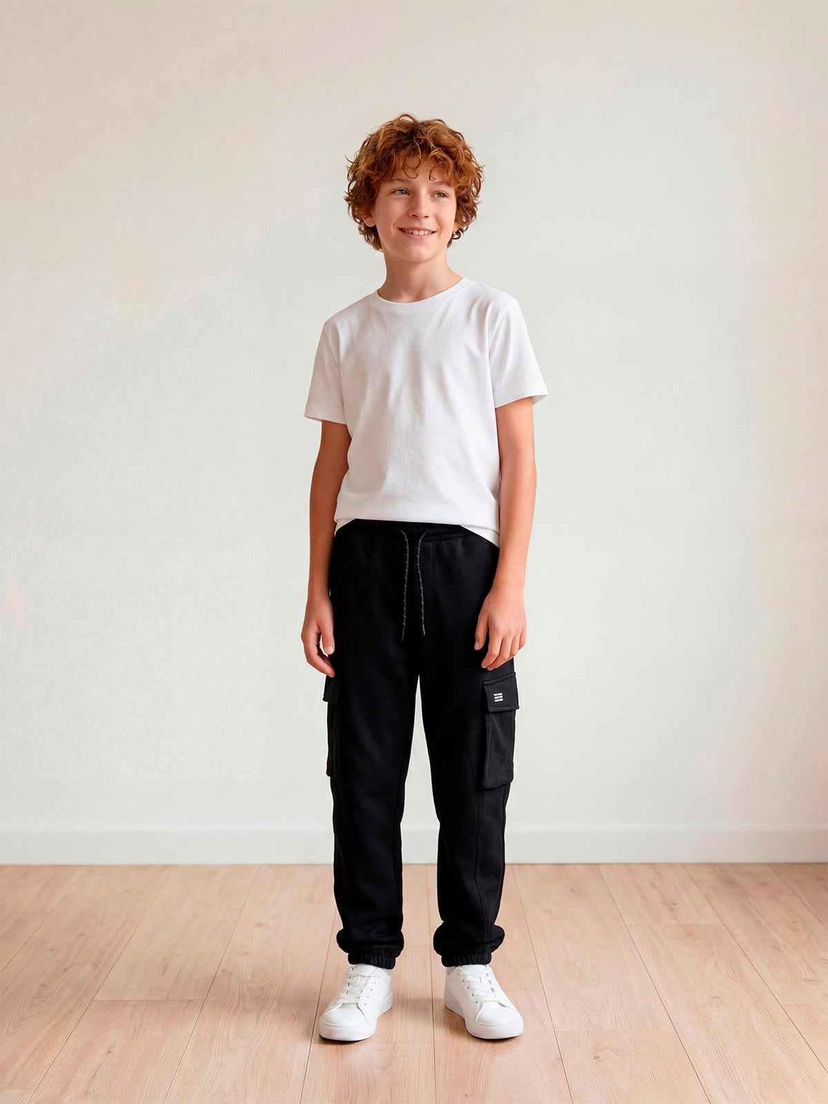 PANTALÓN DE BUZO CARGO NIÑO CLOUDBREAK - 1