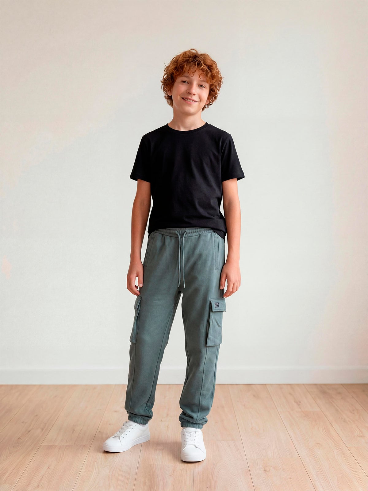 PANTALÓN DE BUZO CARGO NIÑO CLOUDBREAK - 1