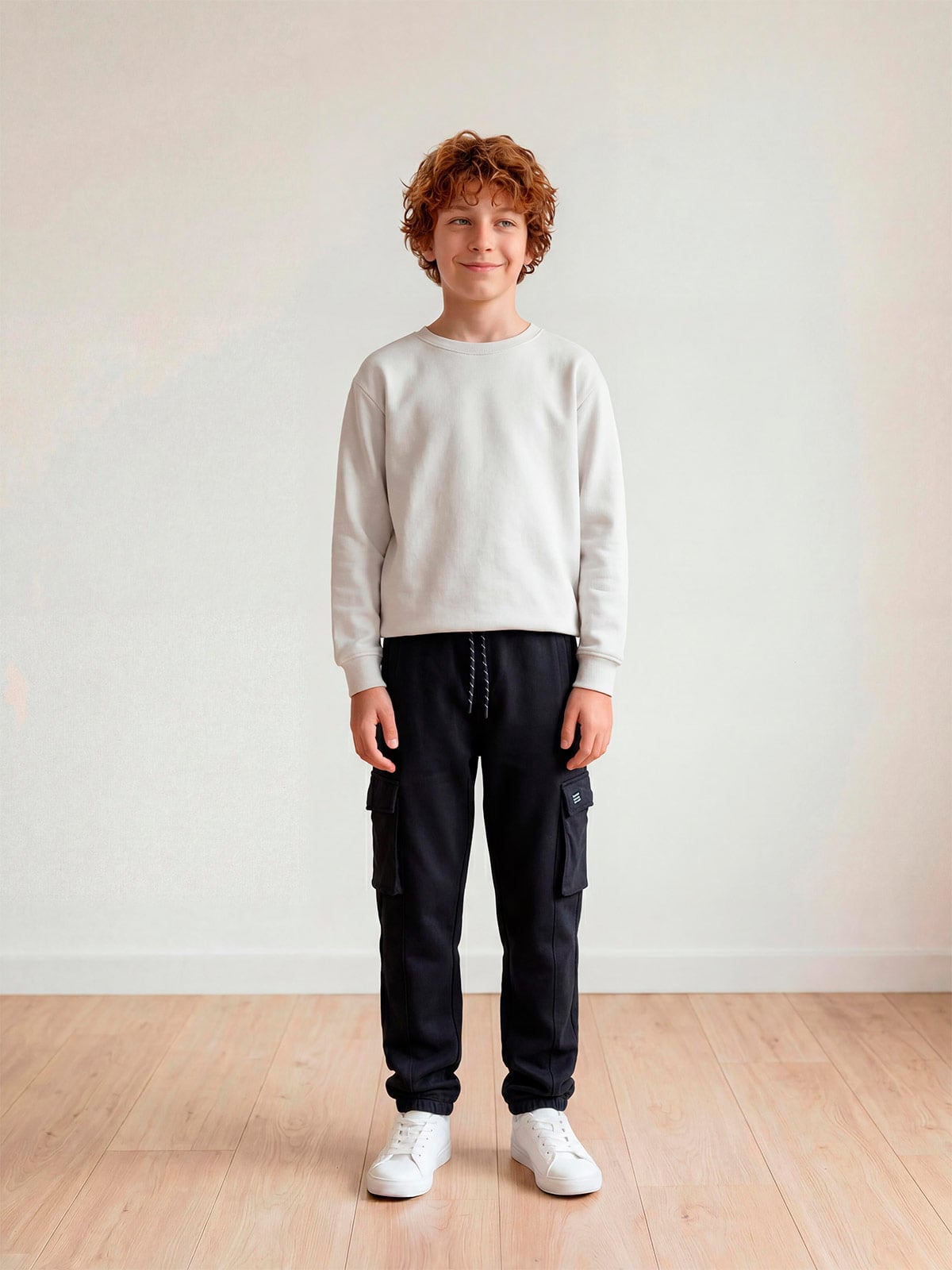PANTALÓN DE BUZO CARGO NIÑO CLOUDBREAK - 1