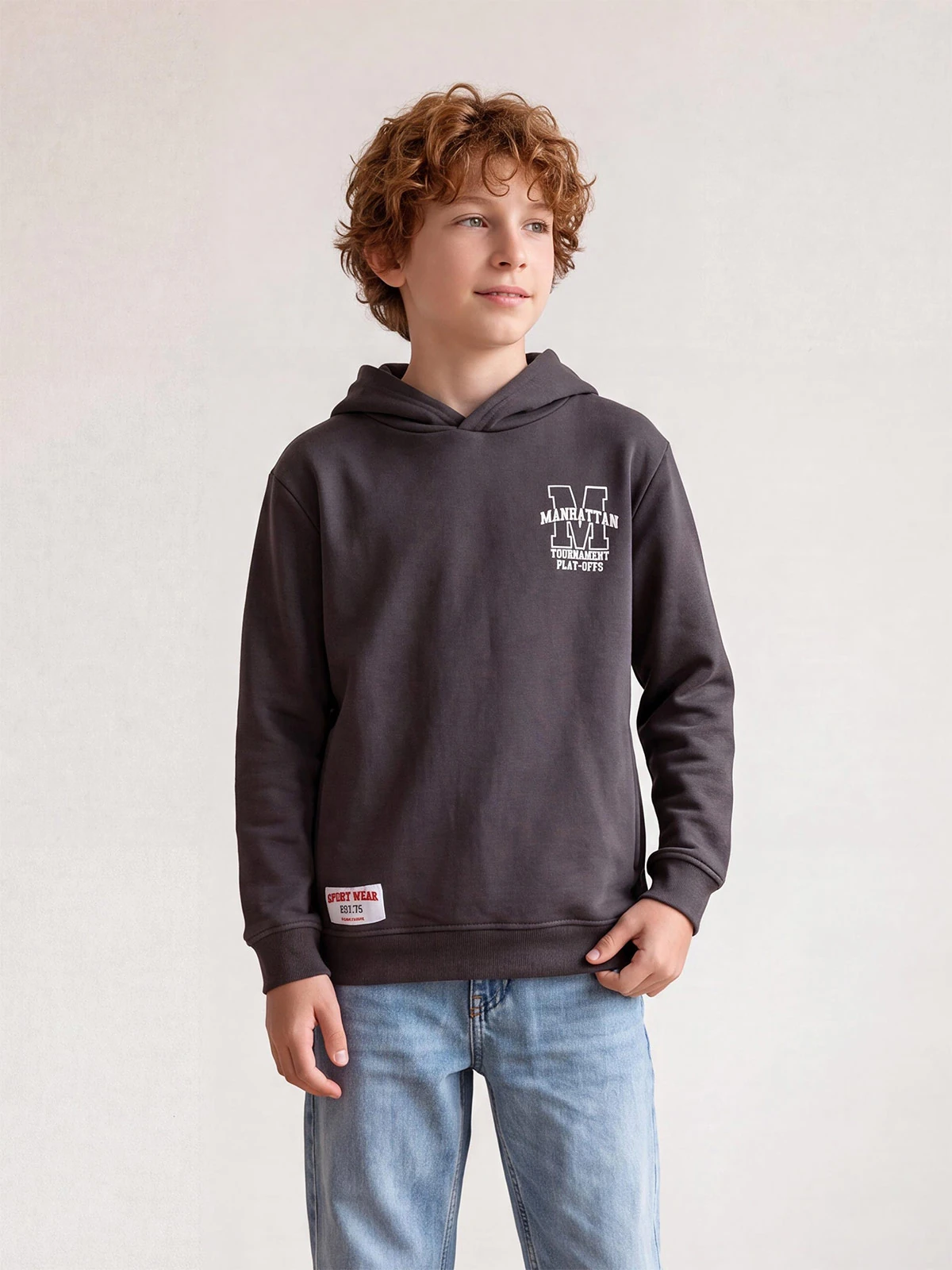 POLERA CON CAPUCHA RACK NIÑO CLOUDBREAK - 1
