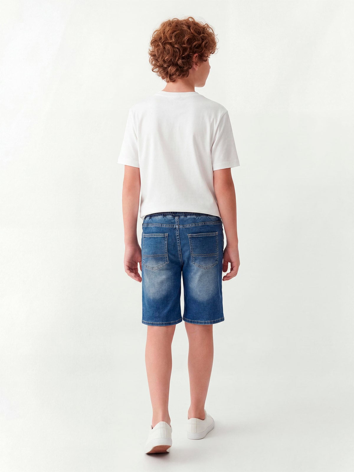 SHORT ALGODÓN NIÑO CLOUDBREAK DENIM - 2