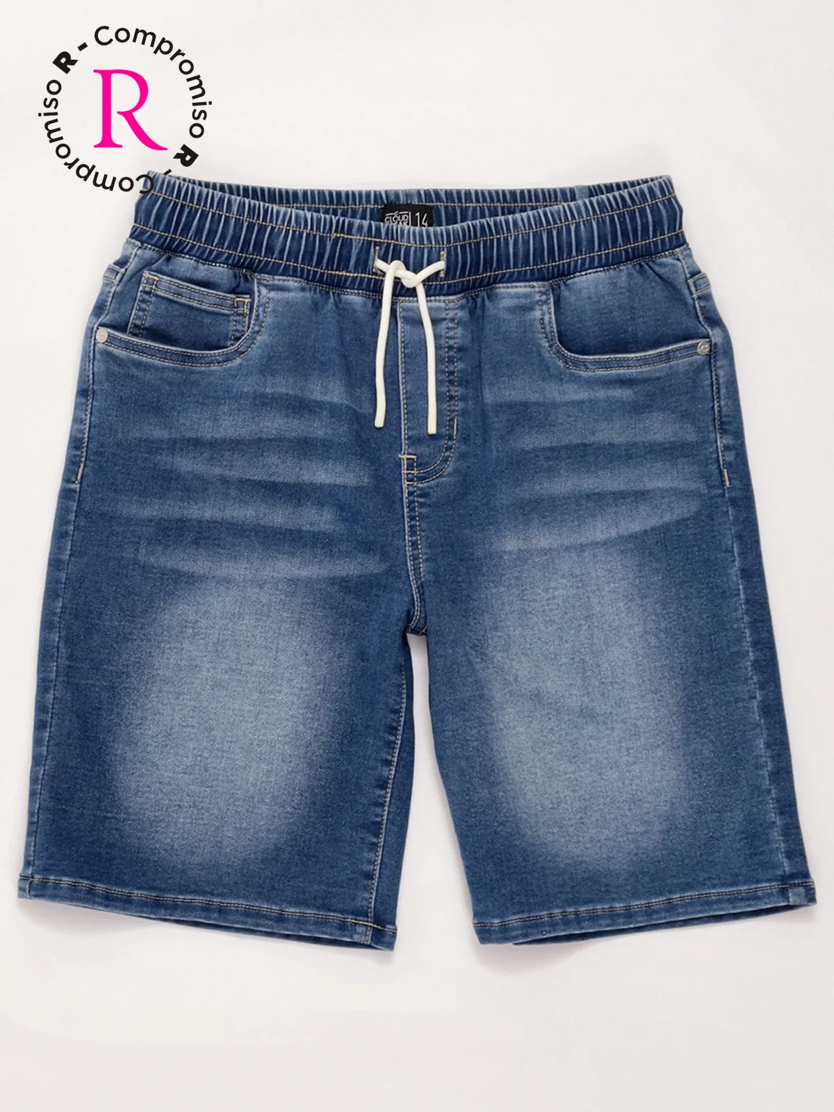 SHORT ALGODÓN NIÑO CLOUDBREAK DENIM - 3