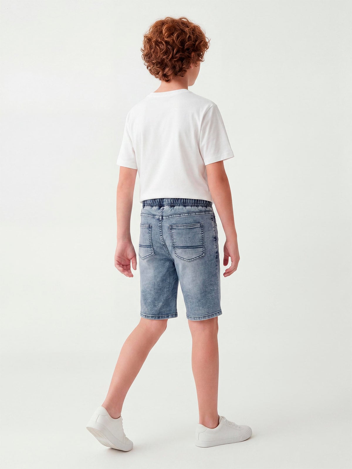 SHORT ALGODÓN NIÑO CLOUDBREAK DENIM - 2