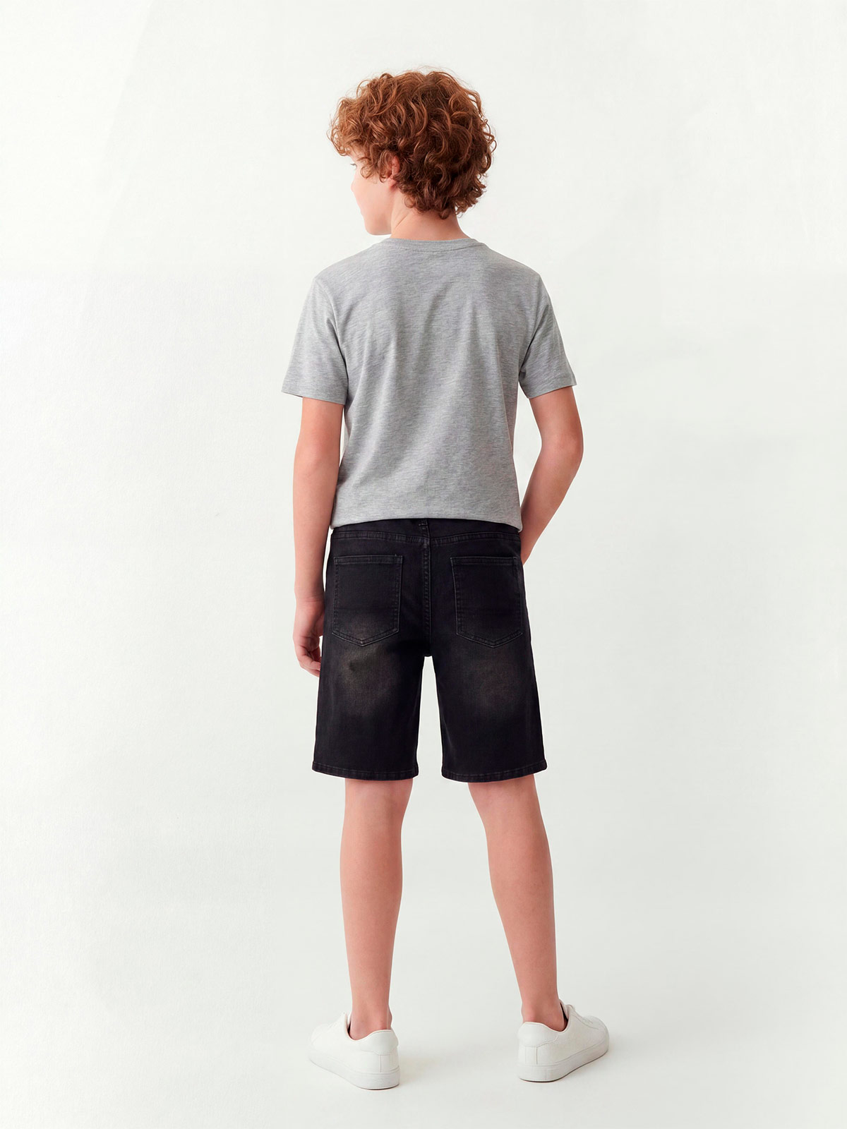 SHORT ALGODÓN NIÑO CLOUDBREAK DENIM - 2