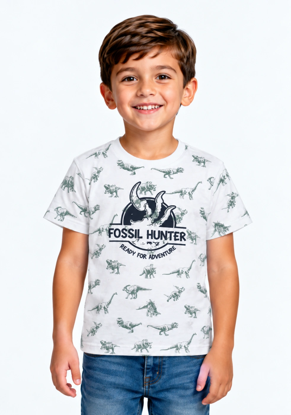 POLO MANGA CORTA ALGODÓN NIÑO HARVEST FULL PRINT - 1