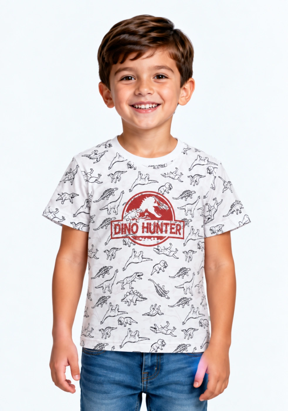 POLO MANGA CORTA ALGODÓN NIÑO HARVEST FULL PRINT - 1
