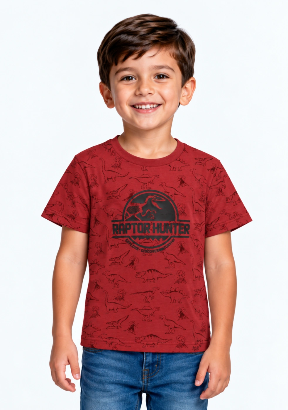 POLO MANGA CORTA ALGODÓN NIÑO HARVEST FULL PRINT - 1