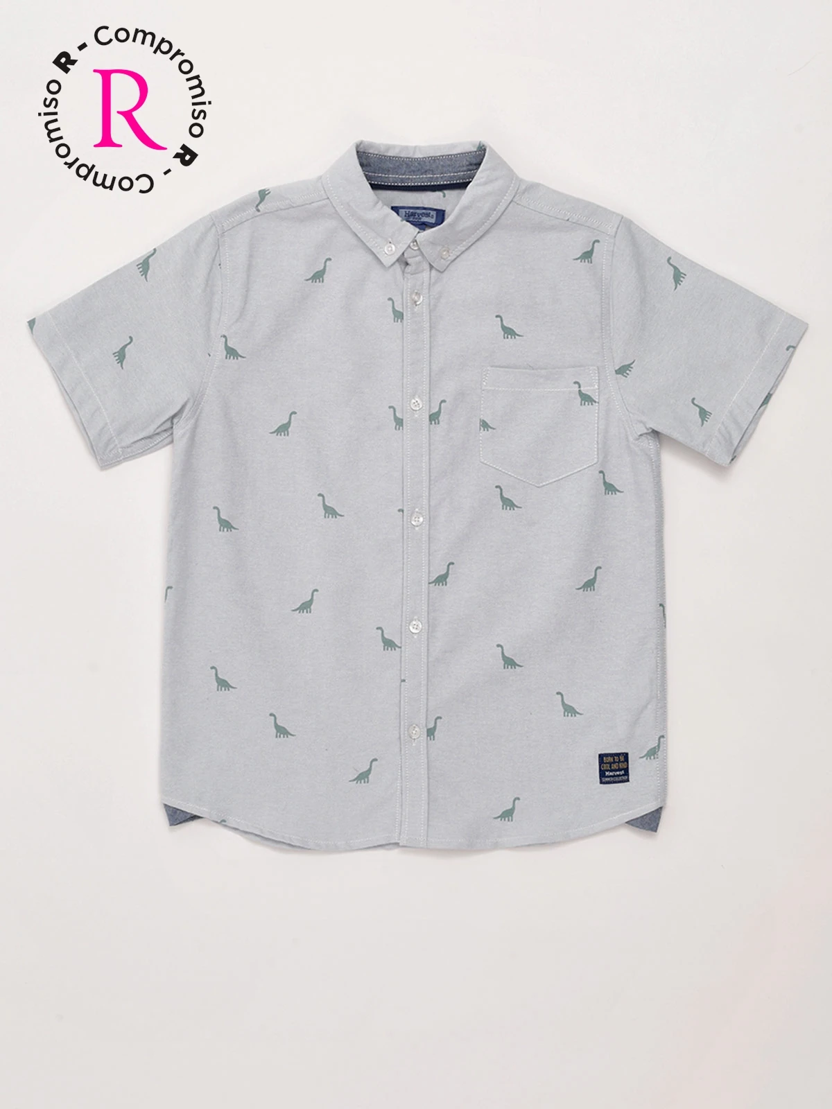 CAMISA MANGA CORTA ALGODÓN NIÑO HARVEST - 3
