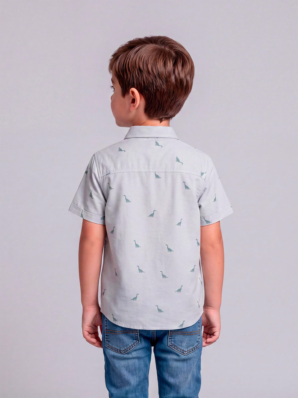 CAMISA MANGA CORTA ALGODÓN NIÑO HARVEST - 2