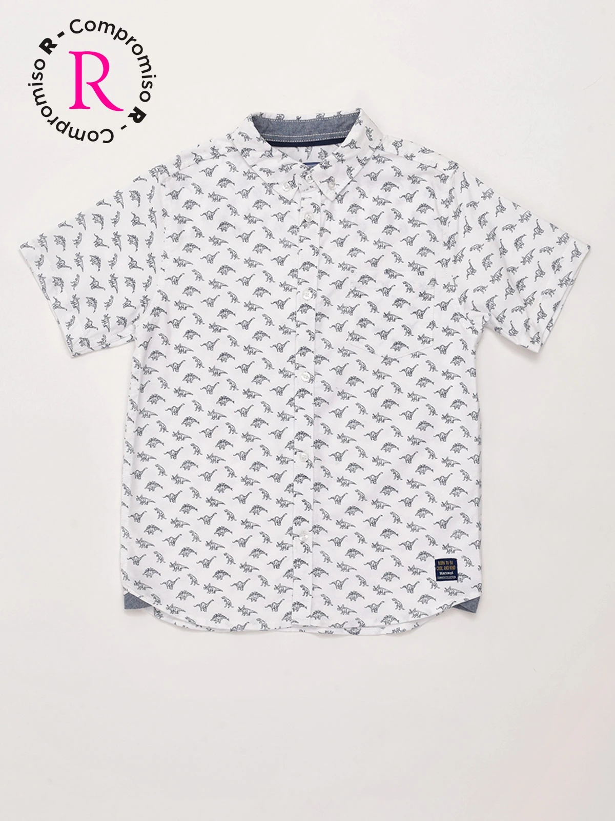 CAMISA MANGA CORTA ALGODÓN NIÑO HARVEST - 3
