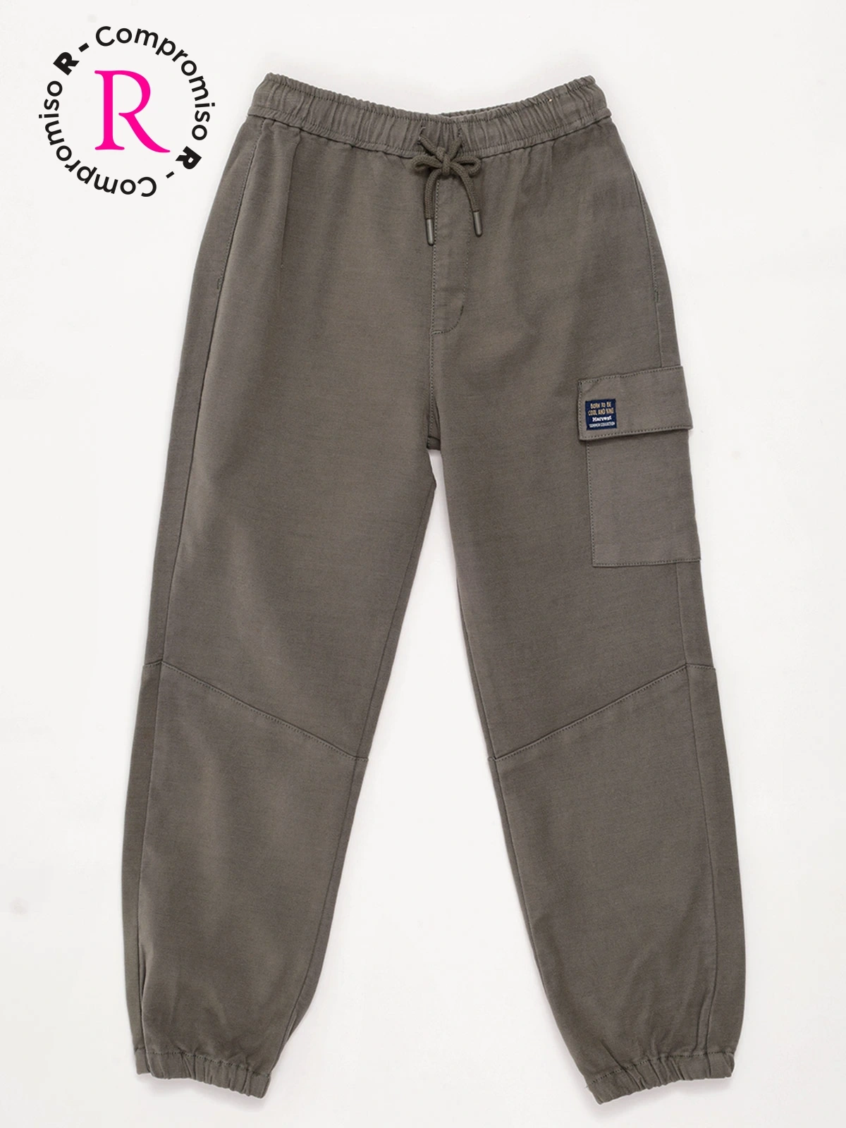 PANTALÓN ALGODÓN CARGO NIÑO HARVEST - 1