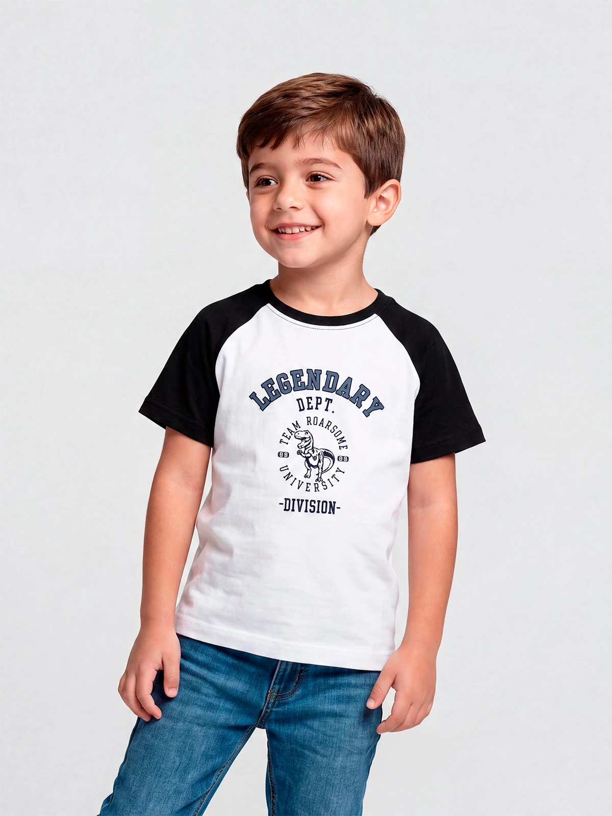 POLO MANGA CORTA ALGODÓN RAGLAN NIÑO HARVEST - 1