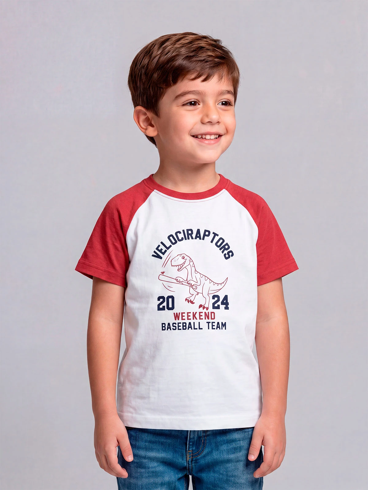 POLO MANGA CORTA ALGODÓN RAGLAN NIÑO HARVEST - 1