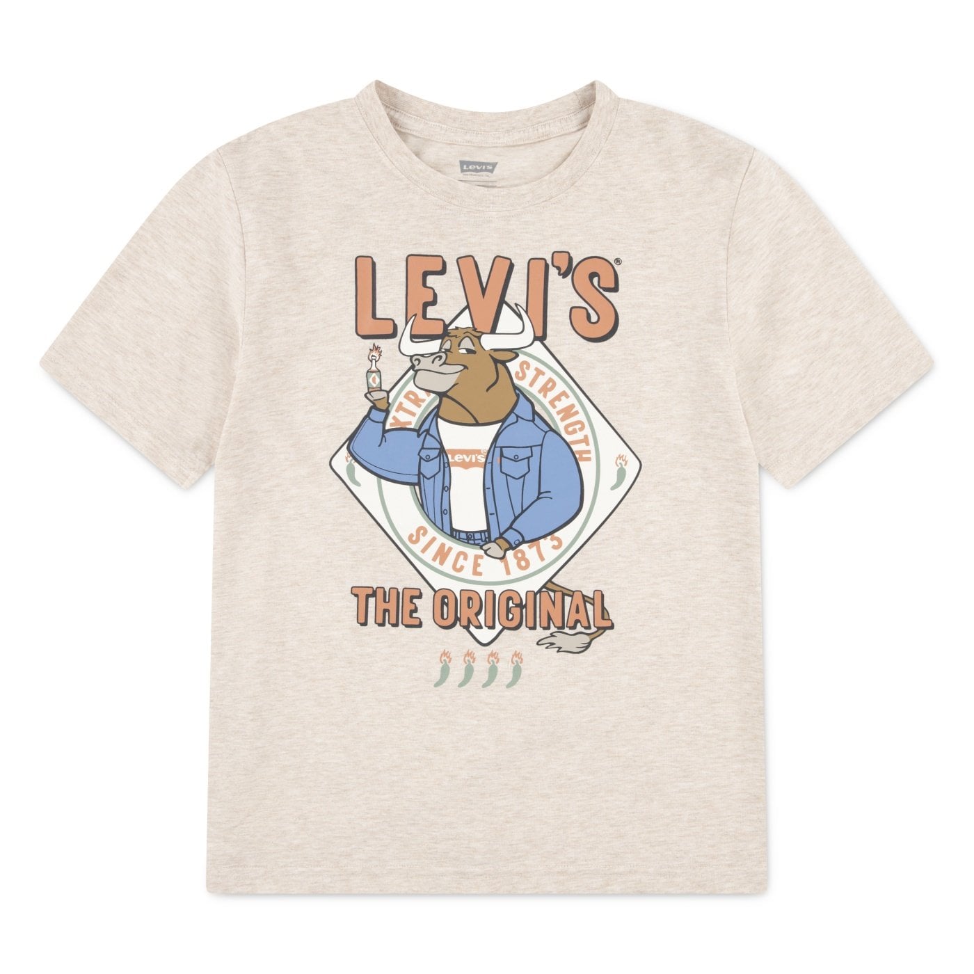 POLO MANGA CORTA NIÑO LEVI'S BULL WITH HOT SAUCE - 1