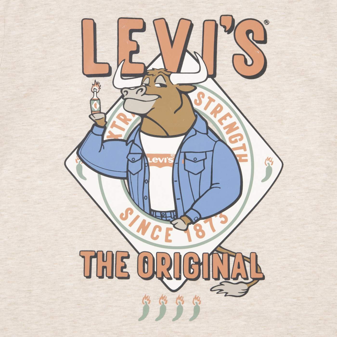 POLO MANGA CORTA NIÑO LEVI'S BULL WITH HOT SAUCE - 3