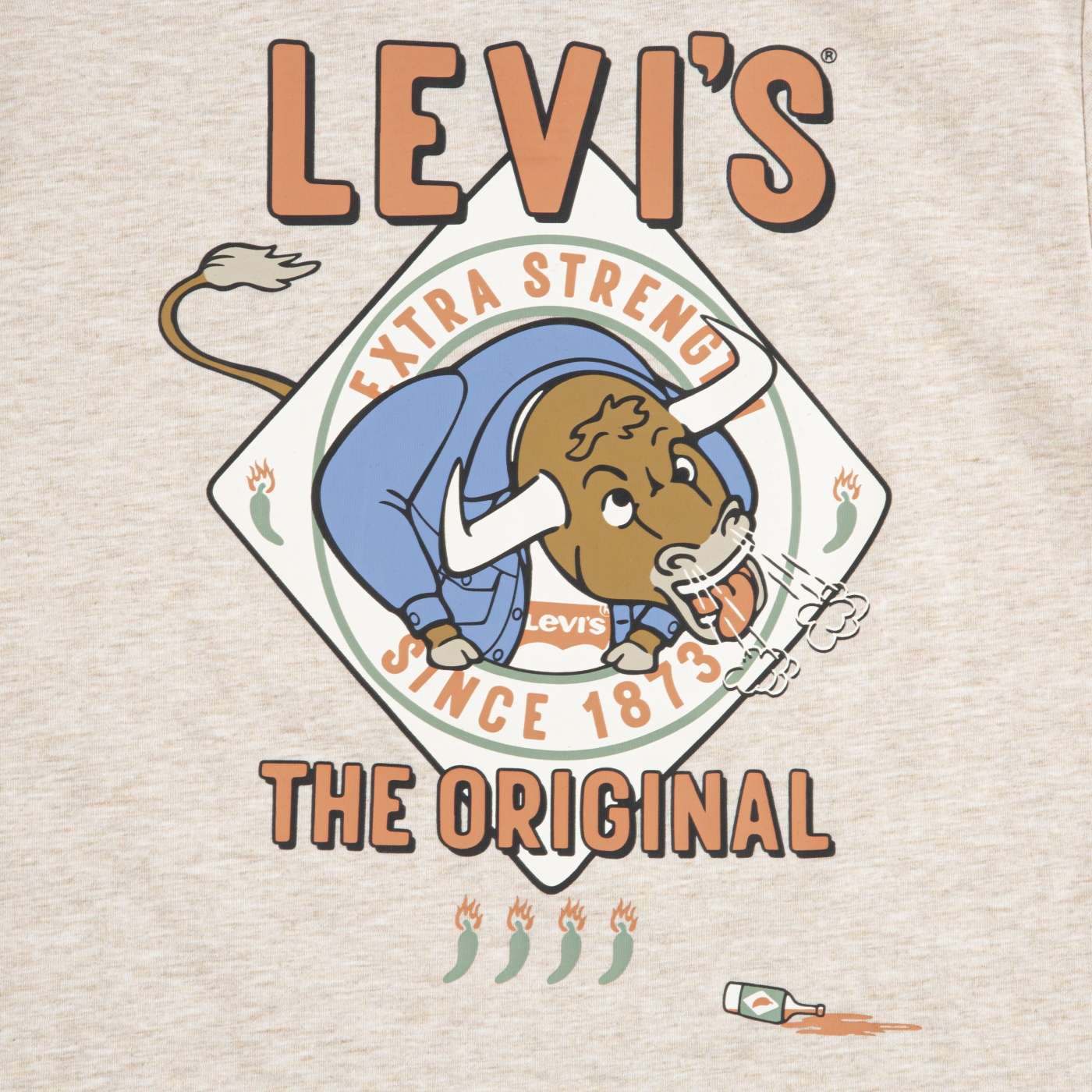 POLO MANGA CORTA NIÑO LEVI'S BULL WITH HOT SAUCE - 4