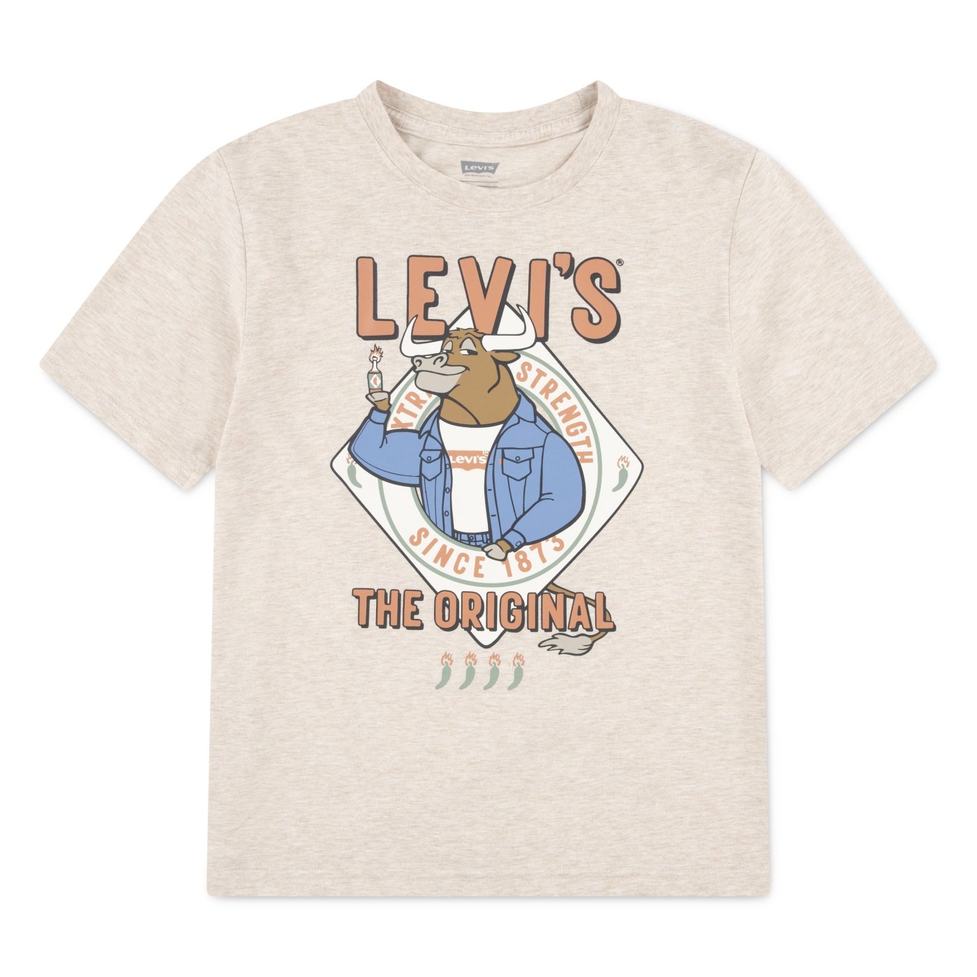 POLO MANGA CORTA NIÑO LEVI'S BULL WITH HOT SAUCE - 1