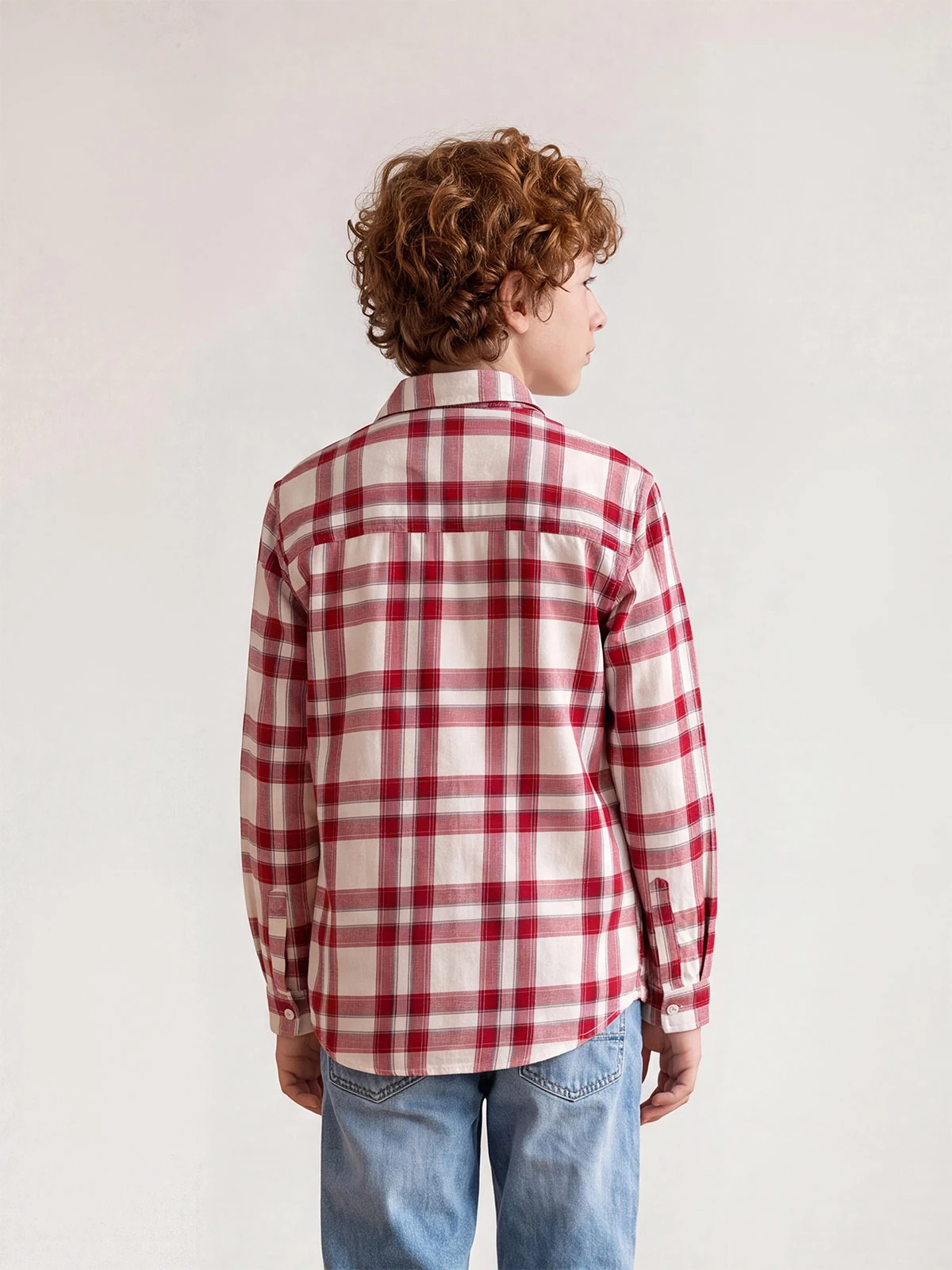 CAMISA MANGA LARGA ALGODÓN NIÑO CLOUDBREAK ESCOCESA - 2