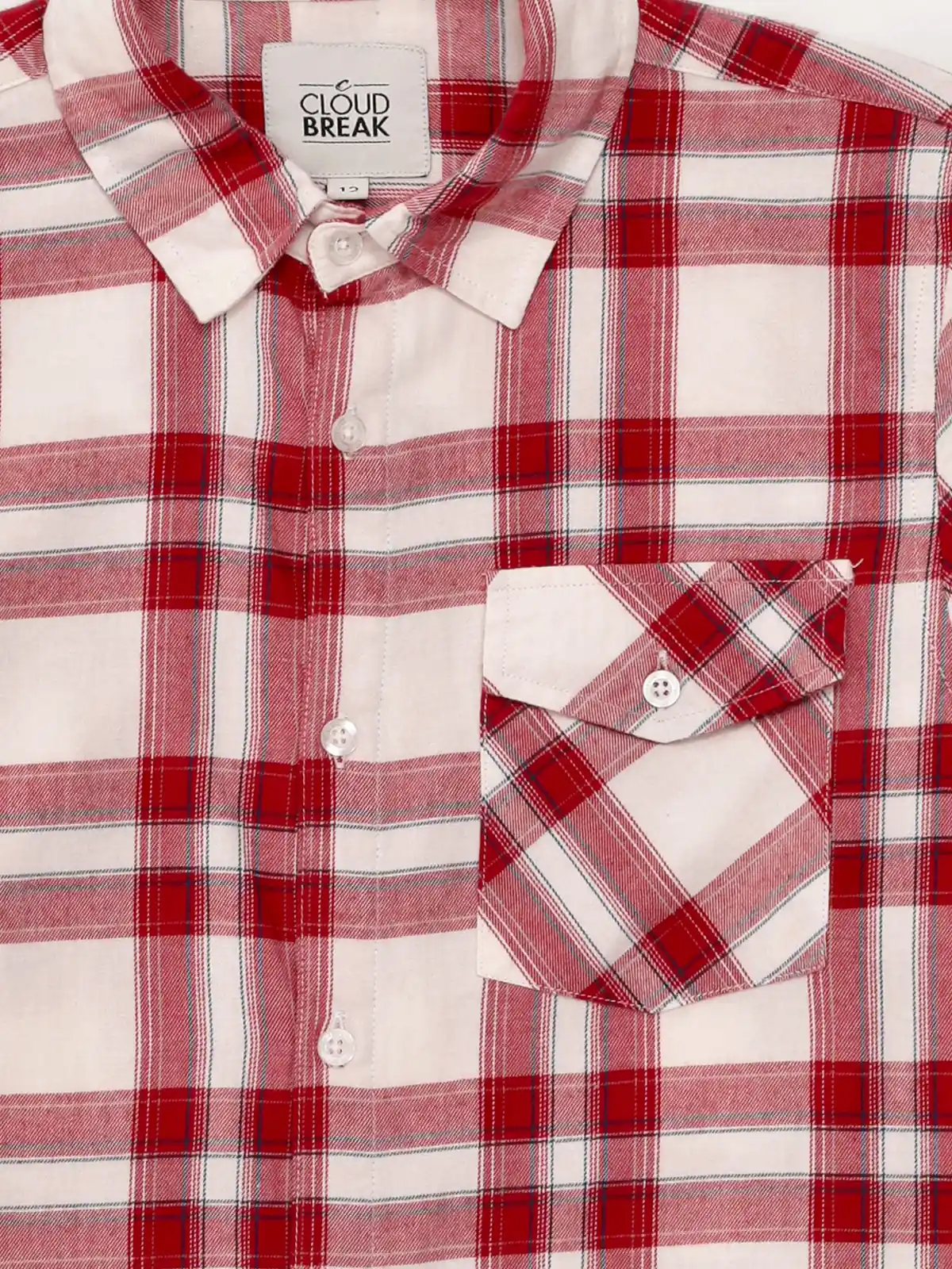 CAMISA MANGA LARGA ALGODÓN NIÑO CLOUDBREAK ESCOCESA - 5