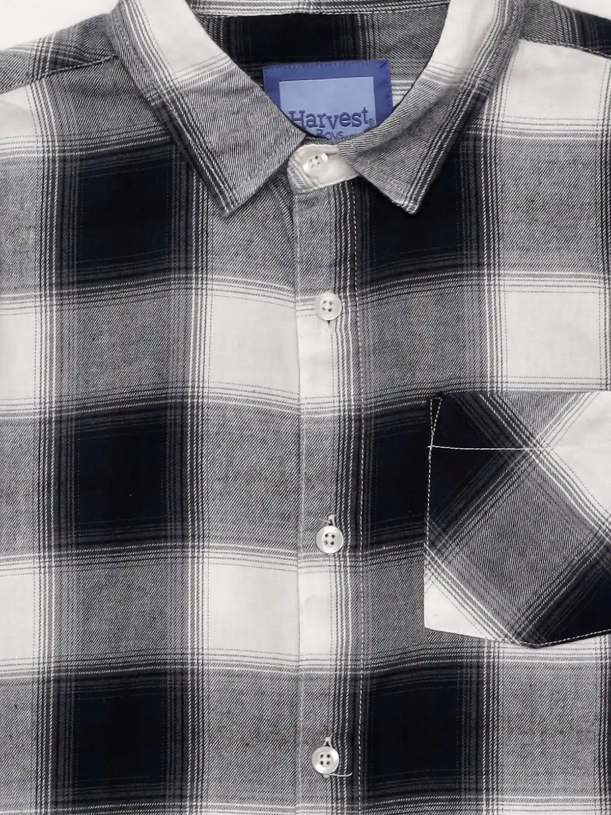 CAMISA MANGA LARGA ALGODÓN NIÑO HARVEST ESCOCESA - 5