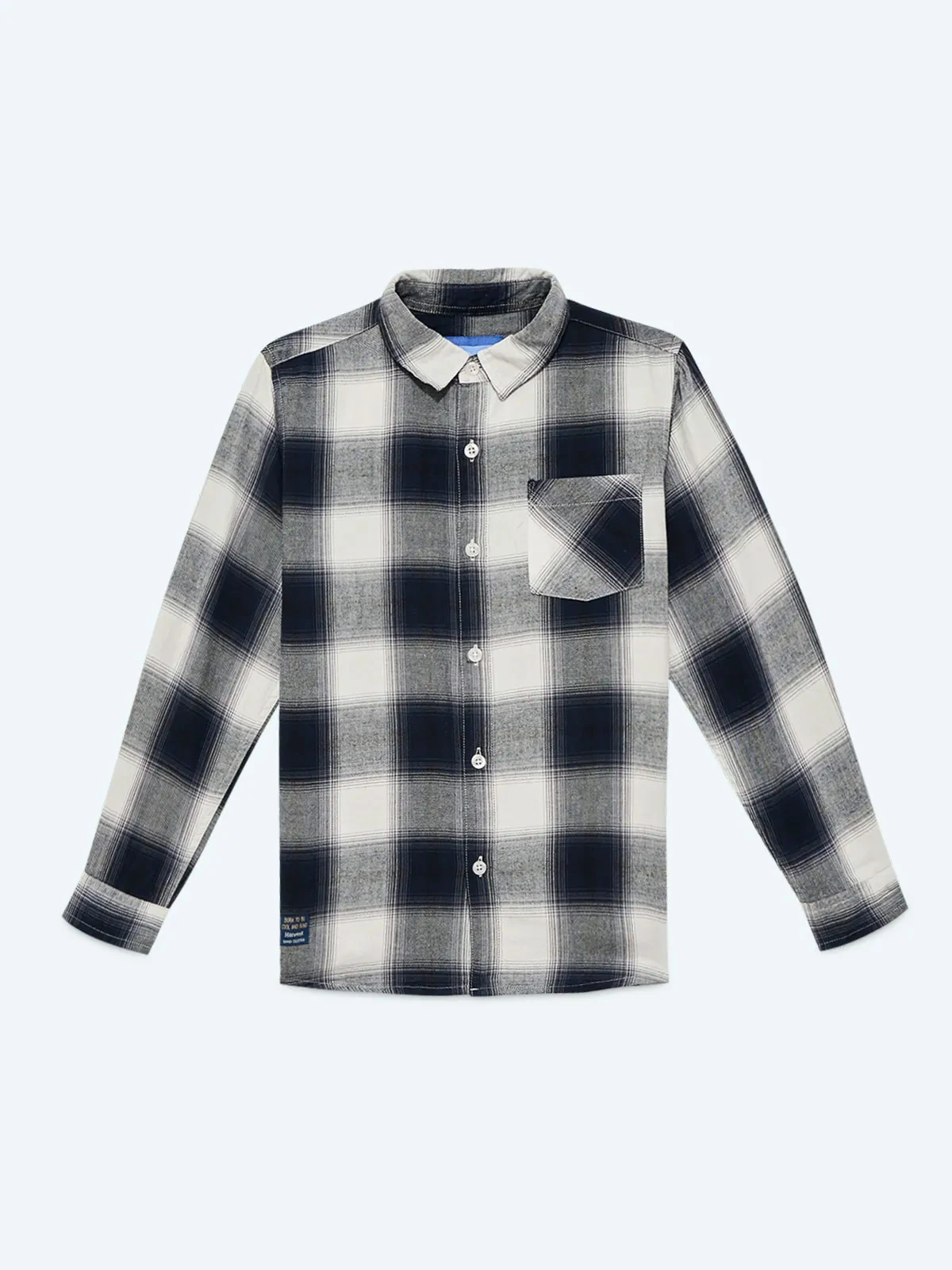 CAMISA MANGA LARGA ALGODÓN NIÑO HARVEST ESCOCESA - 3