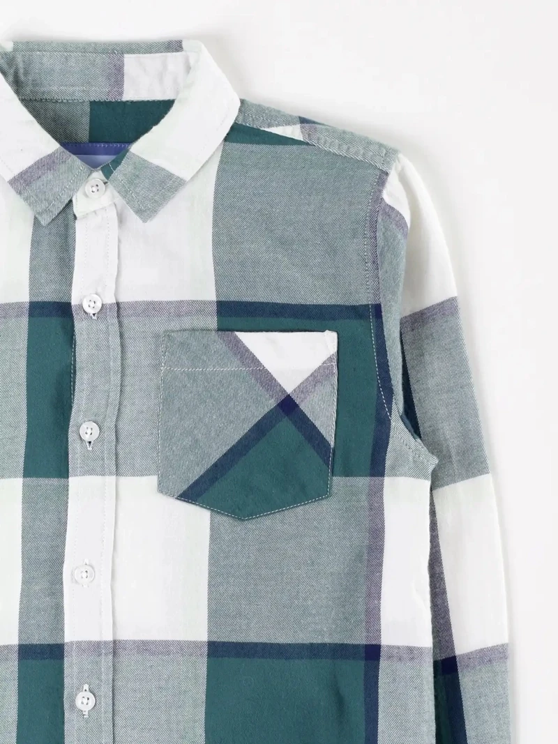 CAMISA MANGA LARGA ALGODÓN NIÑO HARVEST ESCOCESA - 3