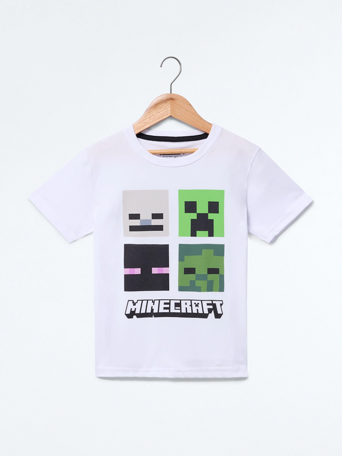 POLO ALGODÓN MANGA CORTA NIÑO MINECRAFT - 1