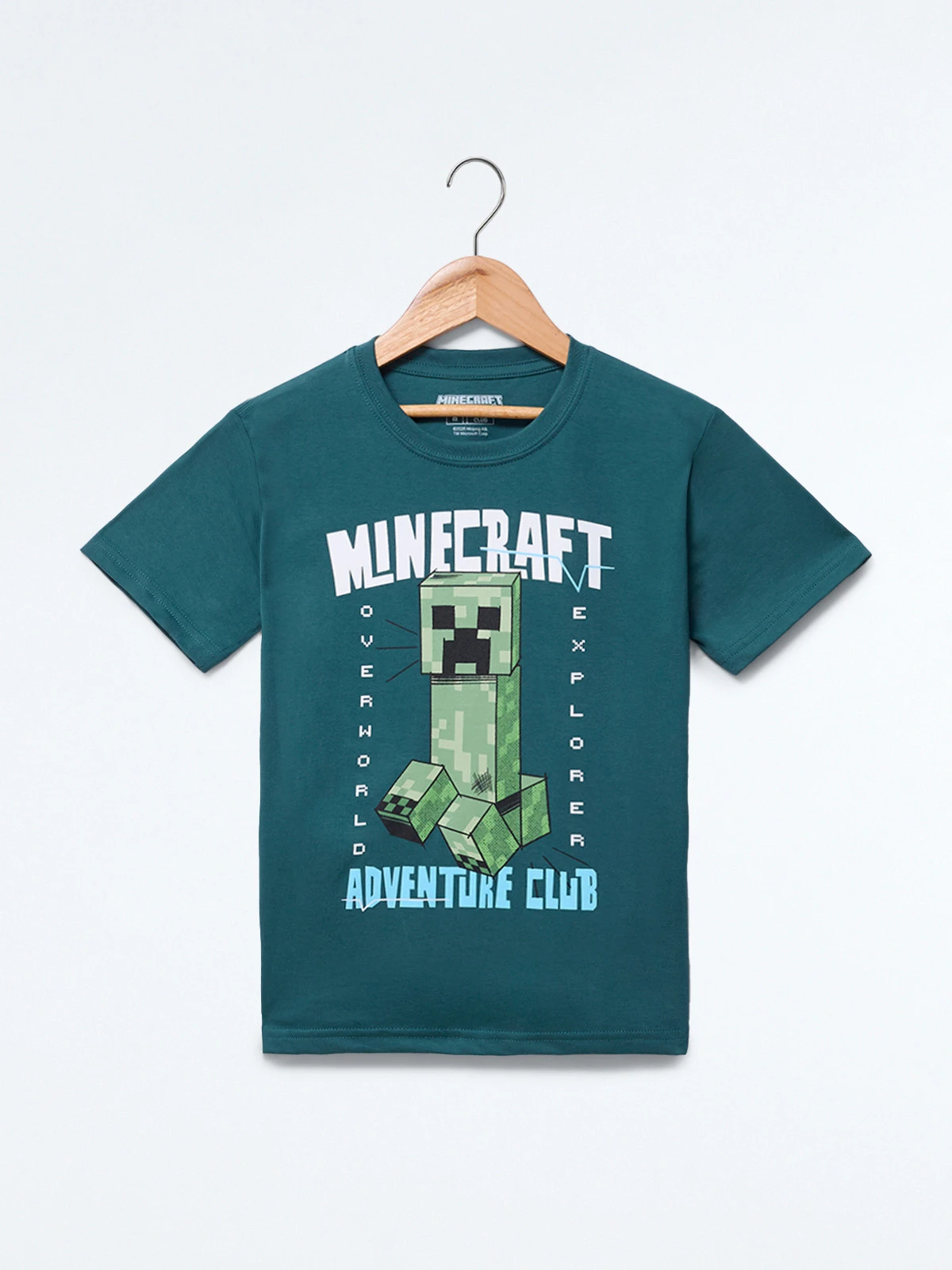 POLO ALGODÓN MANGA CORTA NIÑO MINECRAFT - 1