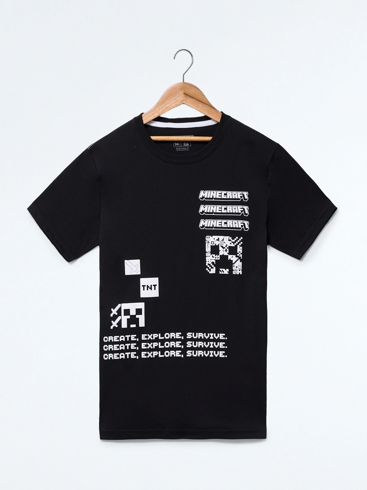 POLO ALGODÓN MANGA CORTA NIÑO MINECRAFT PROMPT - 1