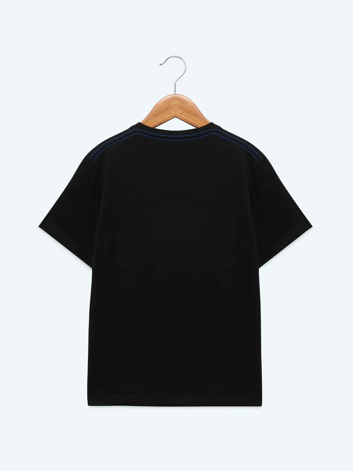 POLO ALGODÓN MANGA CORTA NIÑO SONIC BLACK - 2