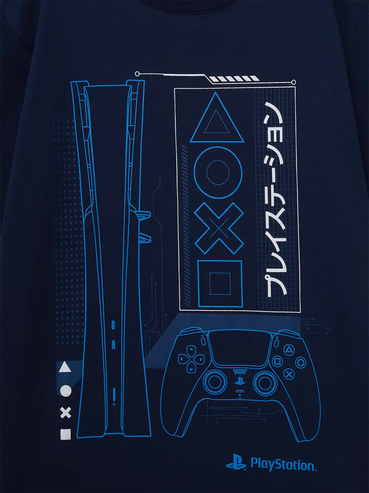POLO ALGODÓN MANGA CORTA NIÑO PLAYSTATION PLAY BLUE - 3