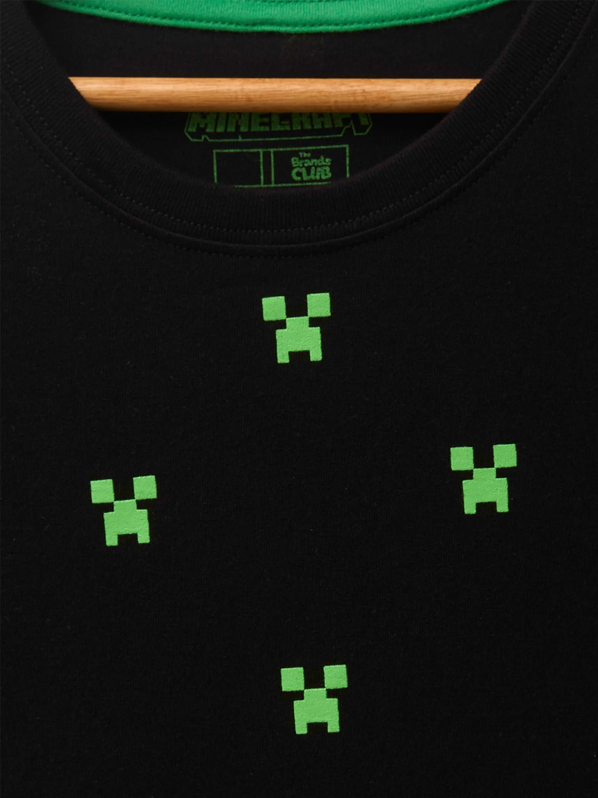 POLO ALGODÓN MANGA CORTA NIÑO MINECRAFT CREEPER FACE - 3