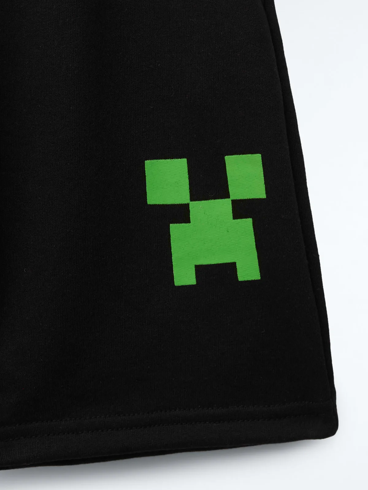 SHORT NIÑO MINECRAFT CREEPER FACE NEGRO 4 - 3