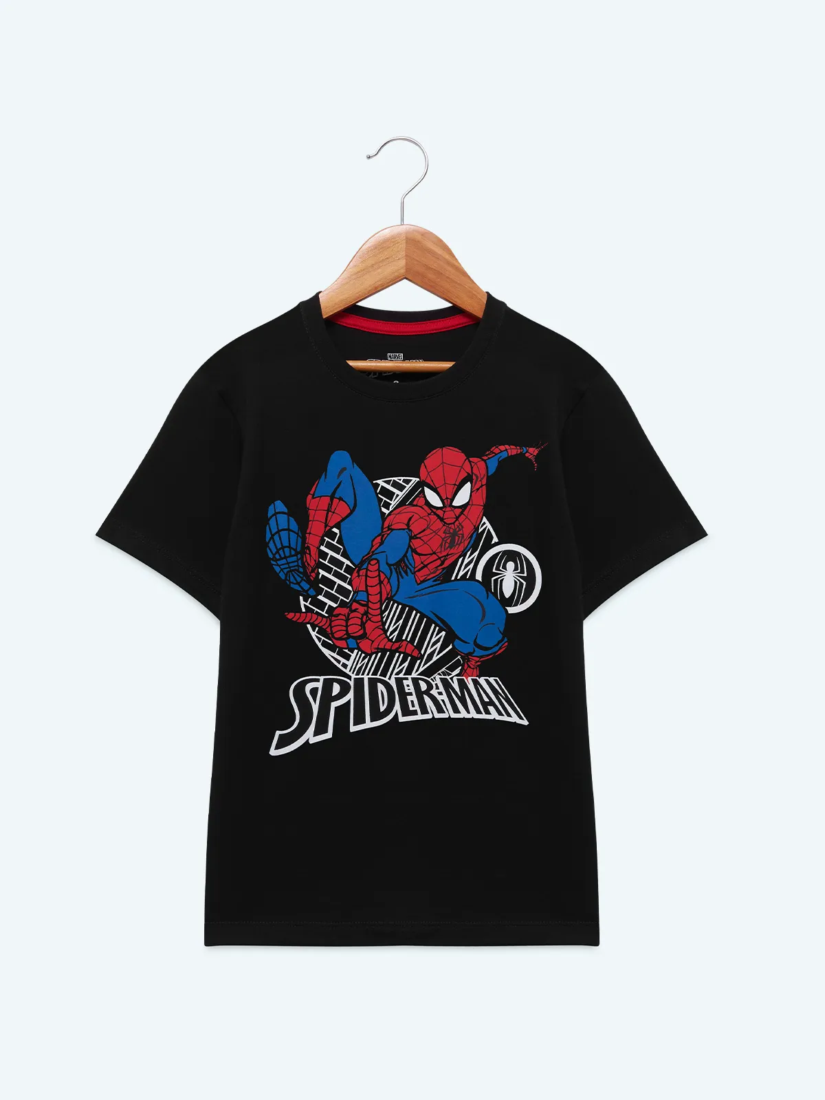 POLO ALGODÓN MANGA CORTA NIÑO SPIDERMAN - 1