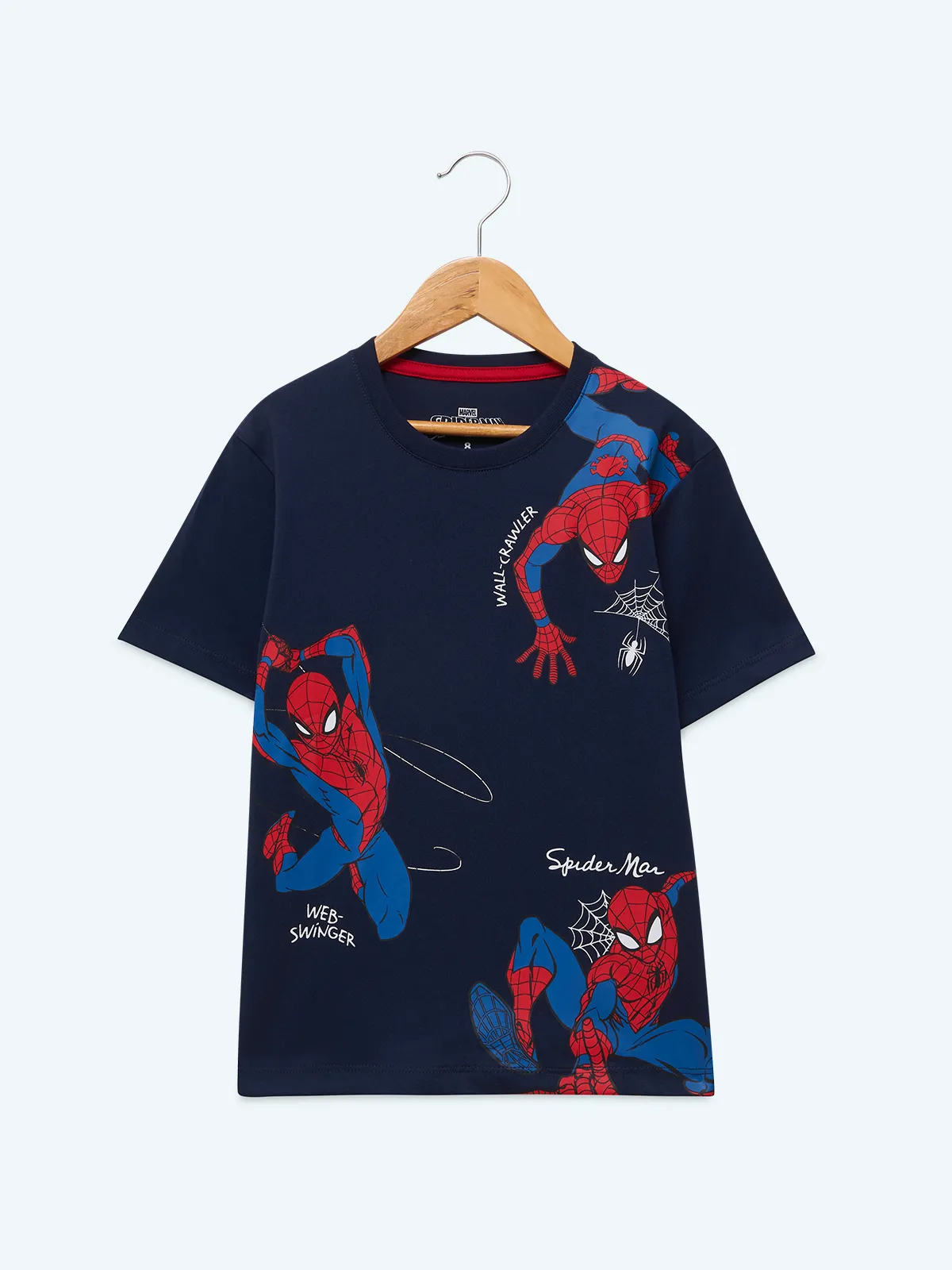 POLO ALGODÓN MANGA CORTA NIÑO SPIDERMAN - 1