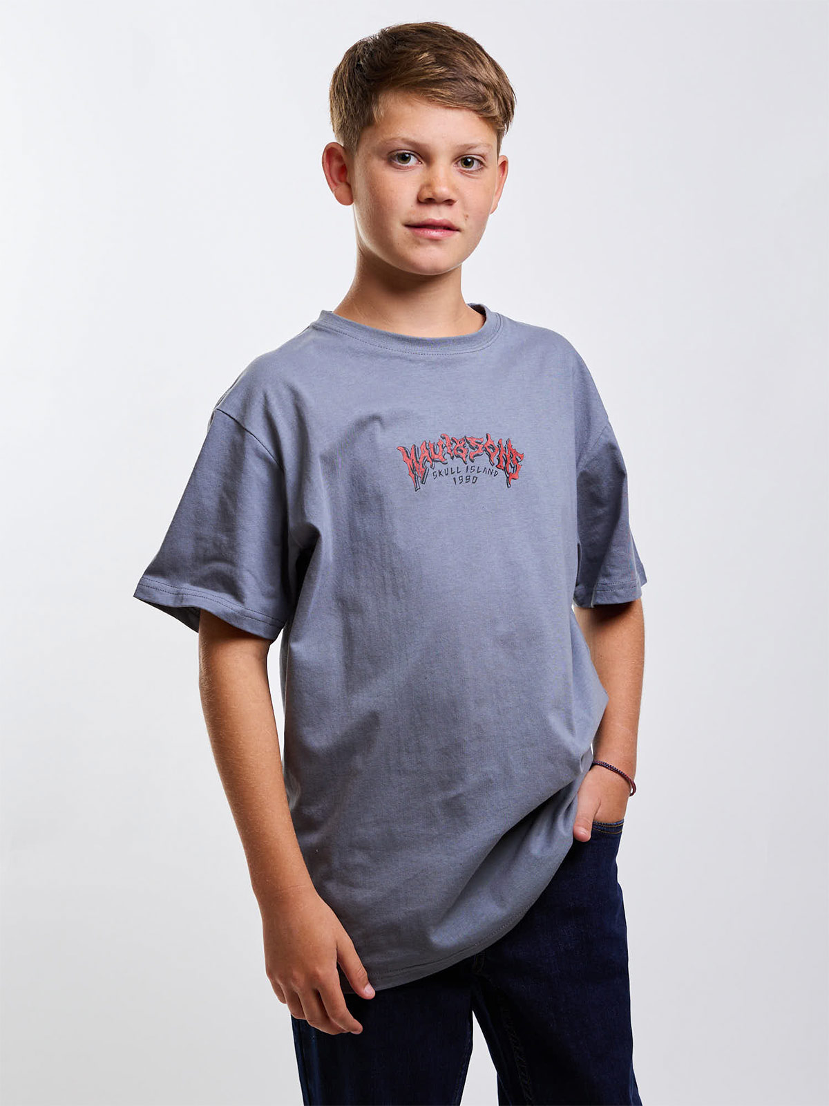 POLO NIÑO MAUI AND SONS GRIS - 2