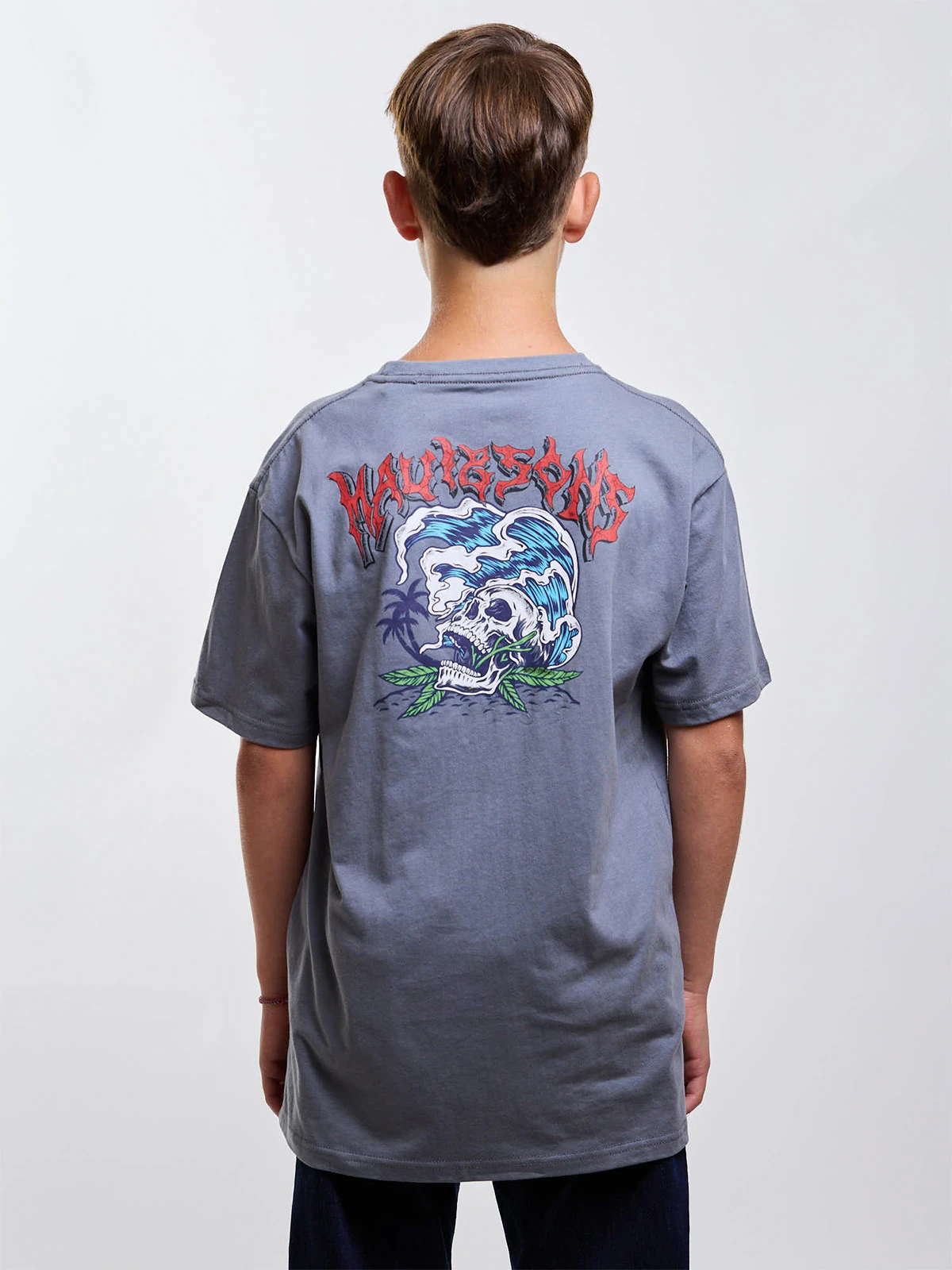 POLO NIÑO MAUI AND SONS GRIS - 4