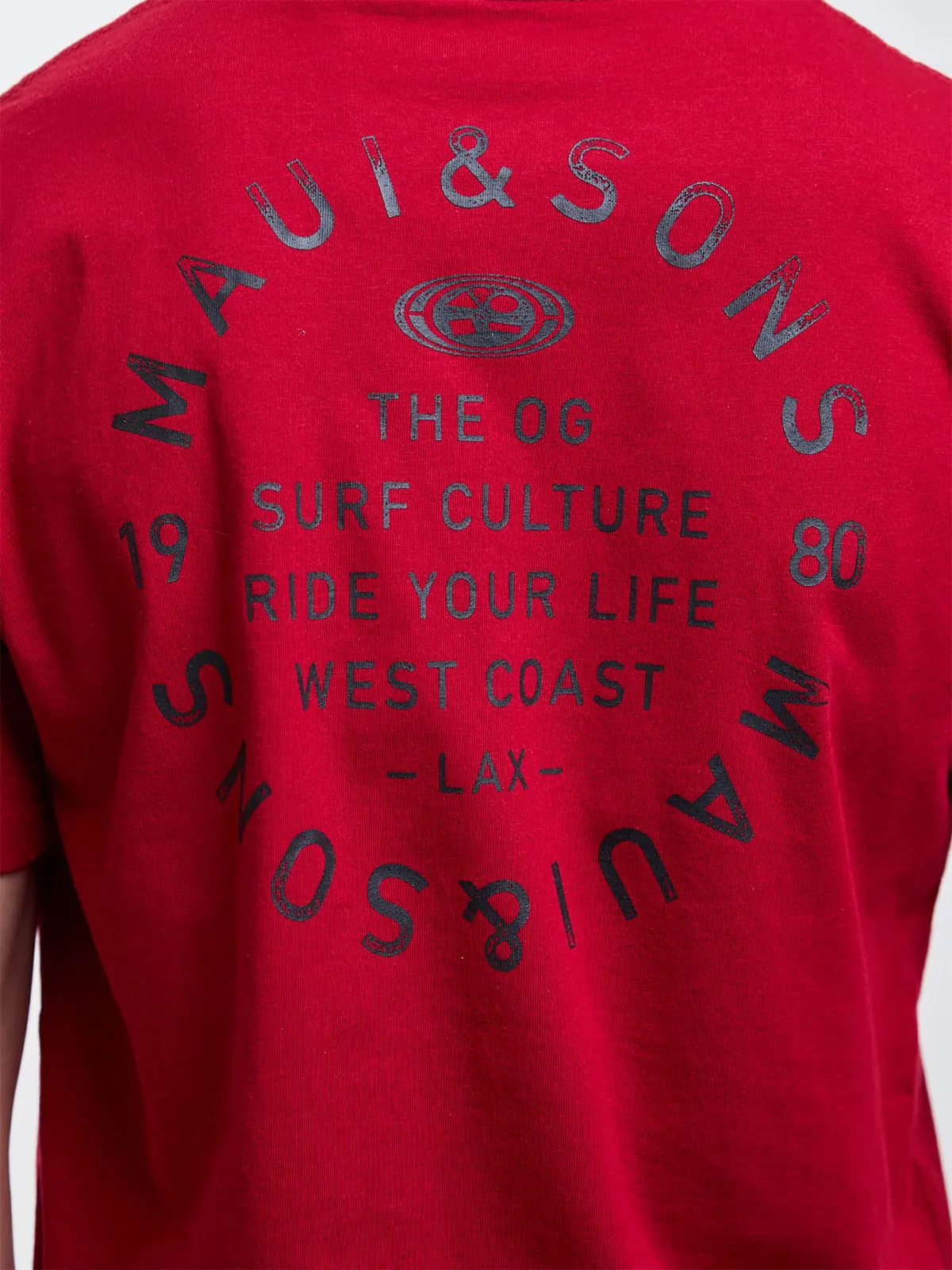 POLO NIÑO MAUI AND SONS ROJO - 4